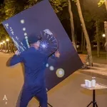 Танцующий художник и составные картинки в Казани