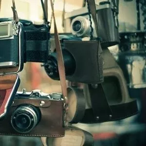 Фотоаппараты старые,  импортные,  советские