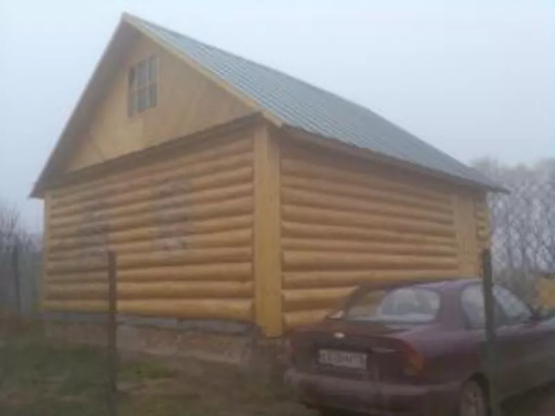 Продается новый бревенчатый дом Гильдеево 2
