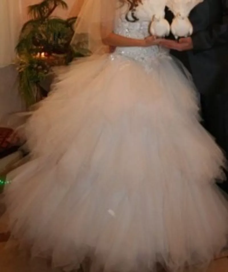 Продаю счастливое свадебное платье 40-48 размер